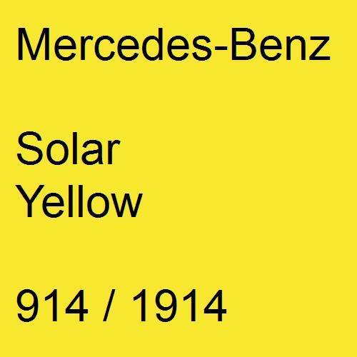 Mercedes-Benz, Solar Yellow, 914 / 1914.